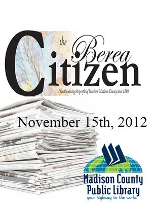 cover image of The Berea Citizen 2012 11/15